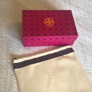 Tory Burch shoe box and XL bag